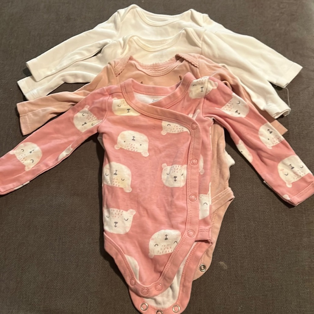 Newborn long sleeve onesies